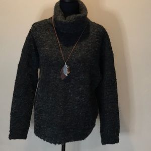 Women’s Prana Wool Blend Cowl/Turtle Neck Sweater Size Xl